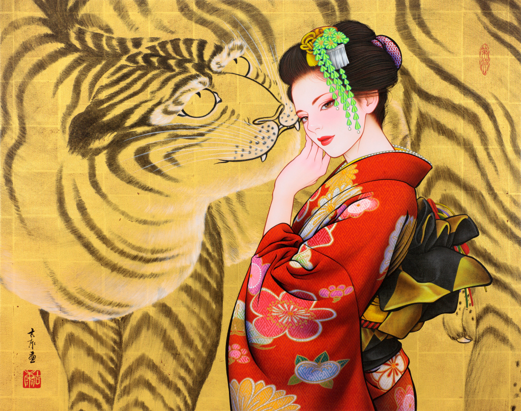 The tiger in the folding screen / さあ、この絵の虎を捕まえてみせよ #3/20